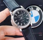 Copy Patek Philippe Calatrava Black Roman Dial watch Simple Style